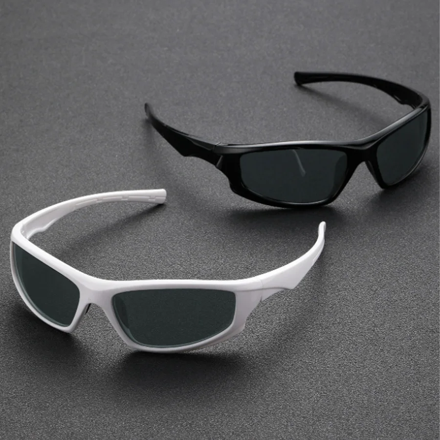 2PCS Square Frame Men's Sunglasses Combination Y2K Style Daily Street Summer Party Decoration Glasses Women