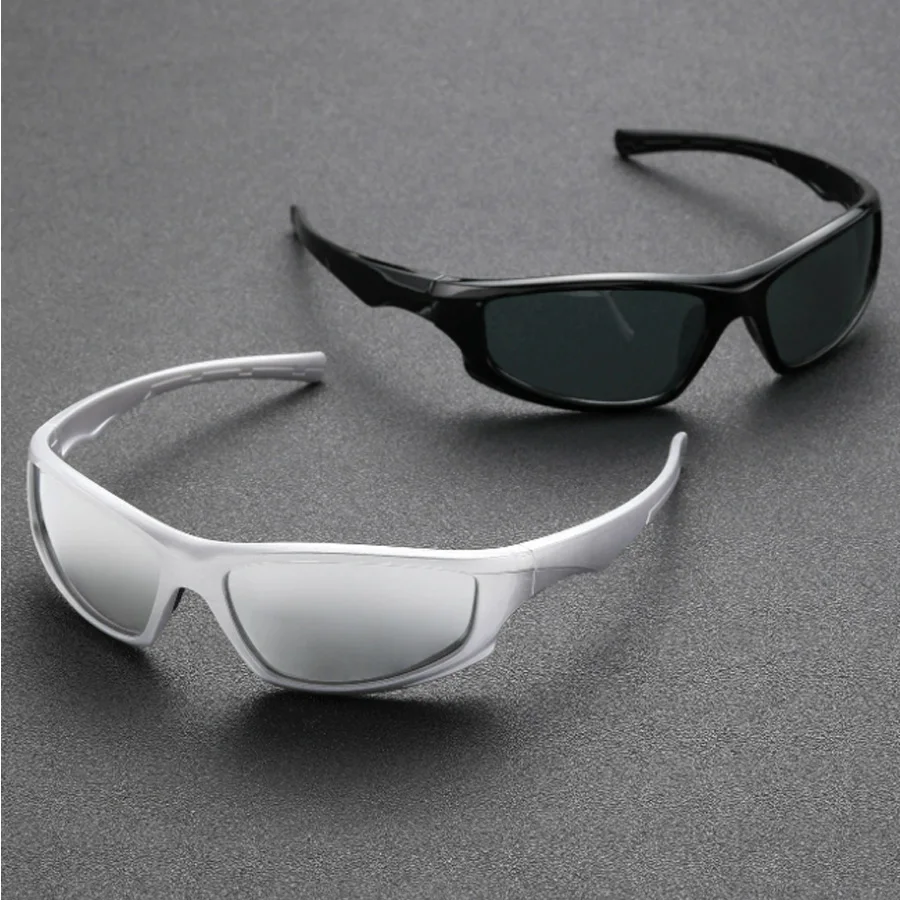 2PCS Square Frame Men's Sunglasses Combination Y2K Style Daily Street Summer Party Decoration Glasses Women