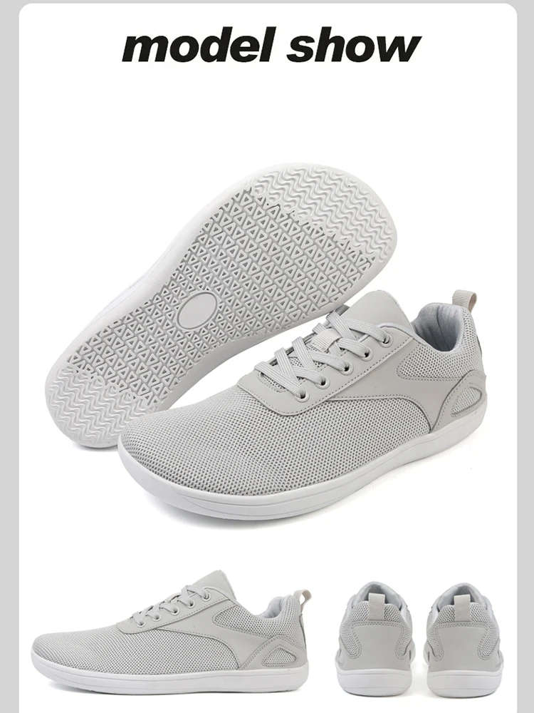 Wide-toed Shoes Men's Fashion Simple Casual Sports Shoes Barefoot Shoes Women's Jogging Shoes Walking Shoes