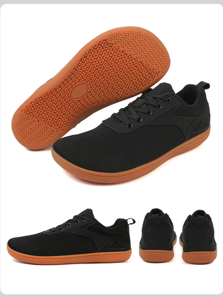Wide-toed Shoes Men's Fashion Simple Casual Sports Shoes Barefoot Shoes Women's Jogging Shoes Walking Shoes