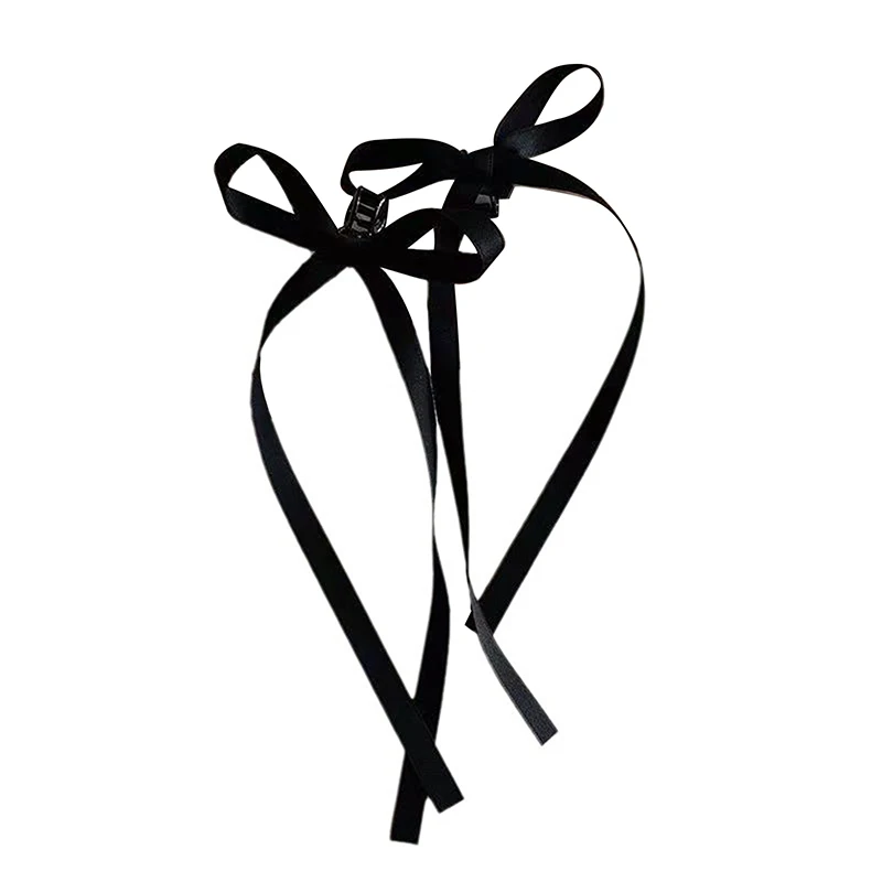 2pcs 2024 New Cute Ribbon Bow Headband Women's Hair Accessories Girls Party Headwear Hairpins Side Clips