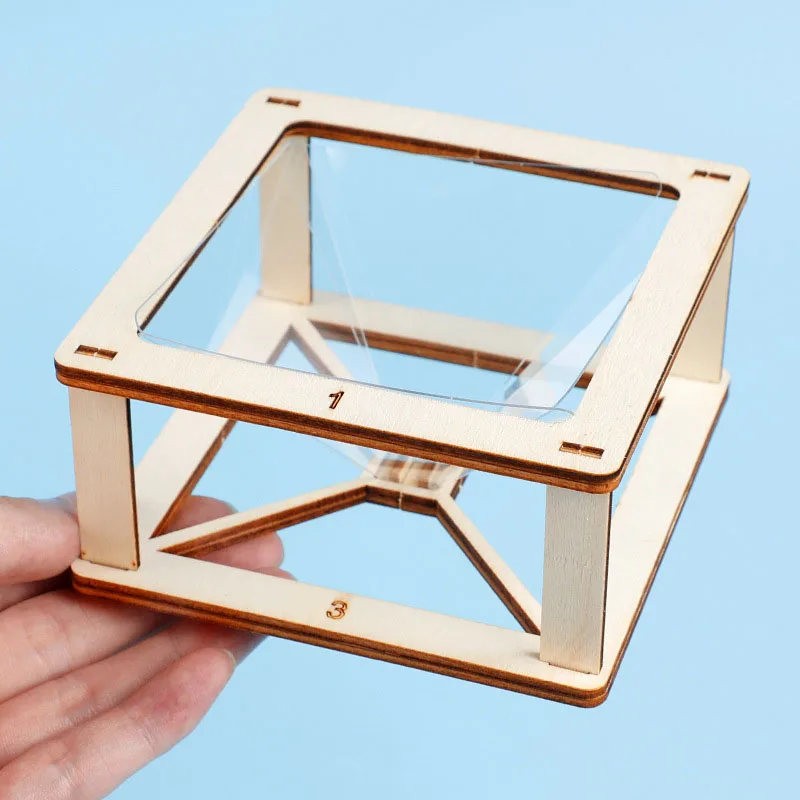 3D holographic projector scientific production of children's handmade puzzles DIY experimental materials small production toys