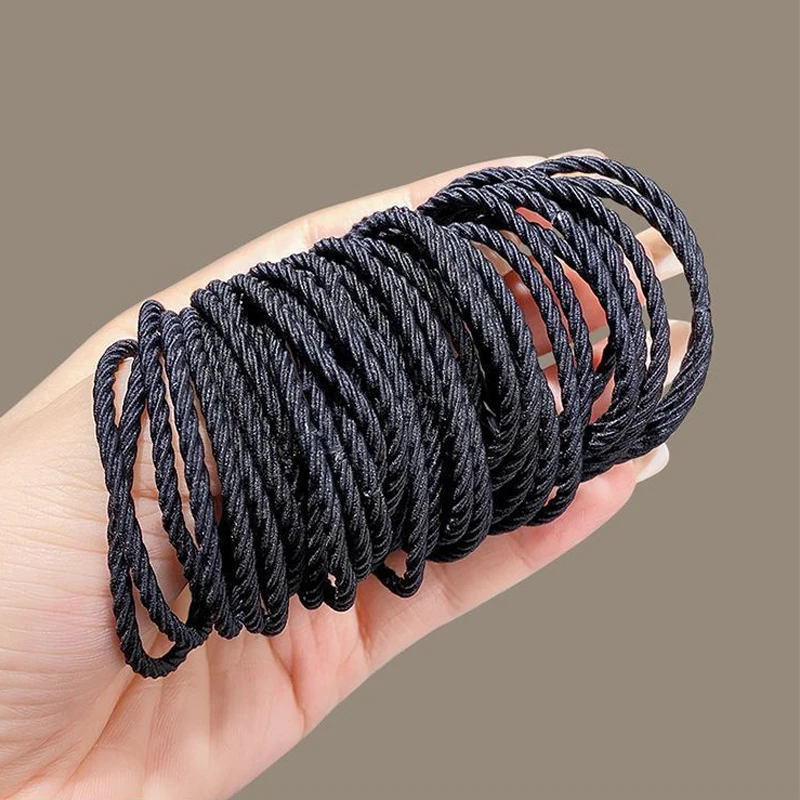 100PCS Candy Color Soft Kids Elastic Hair Ties No Hurt Hair Girls Small Ponytail Hair Bands Children Hair Accessories