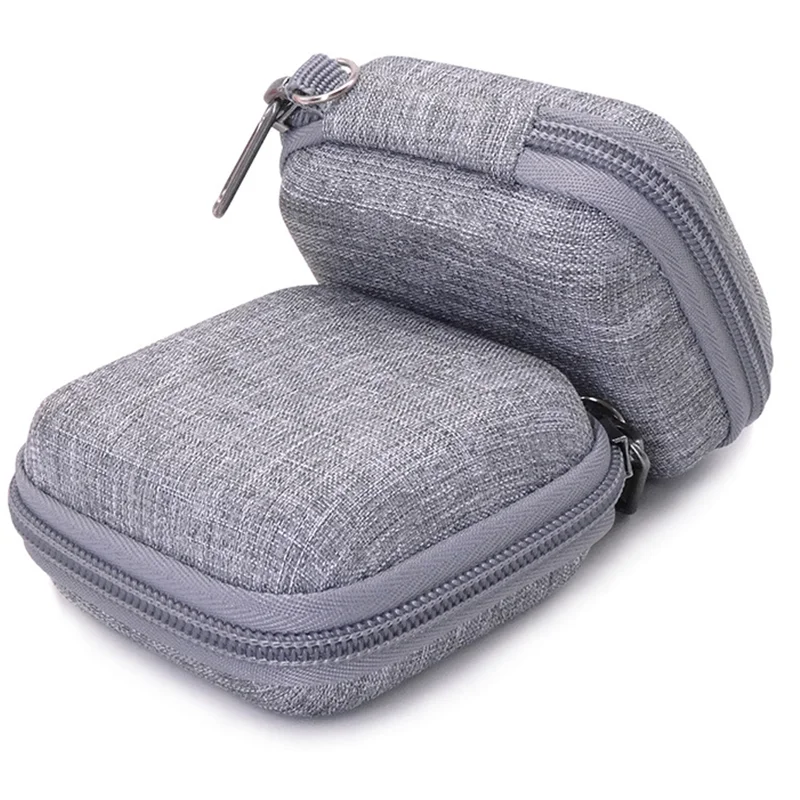 Mini Square EVA Earphone Protective Box Waterproof Digital Charger Headphone Storage Bag USB Data Cable Organizer Carrying Pouch