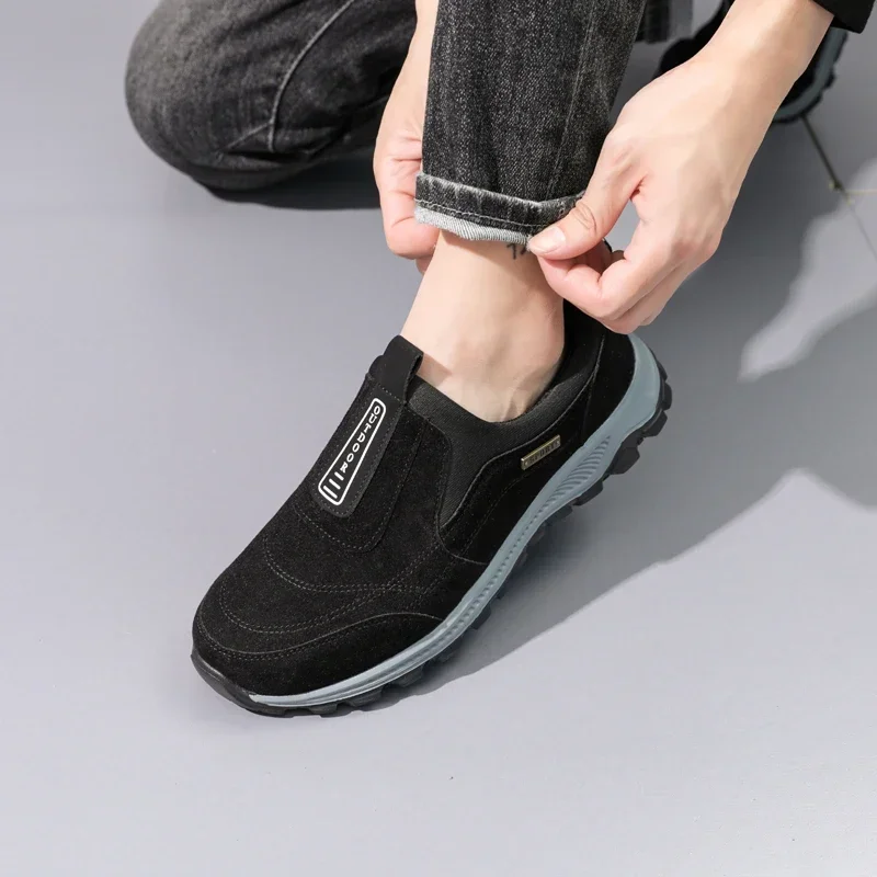 High Quality Indestructible Man Shoe Sneakers Breathable Running Shoes Lightweight Anti-slip Outdoor Men's Sneaker Male Shoes