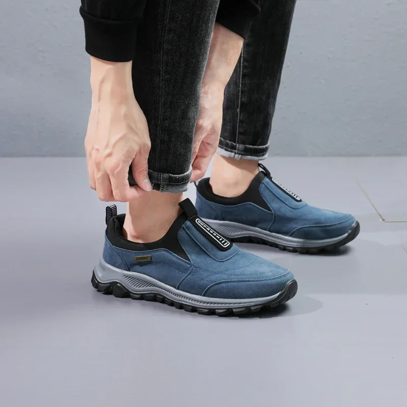 High Quality Indestructible Man Shoe Sneakers Breathable Running Shoes Lightweight Anti-slip Outdoor Men's Sneaker Male Shoes