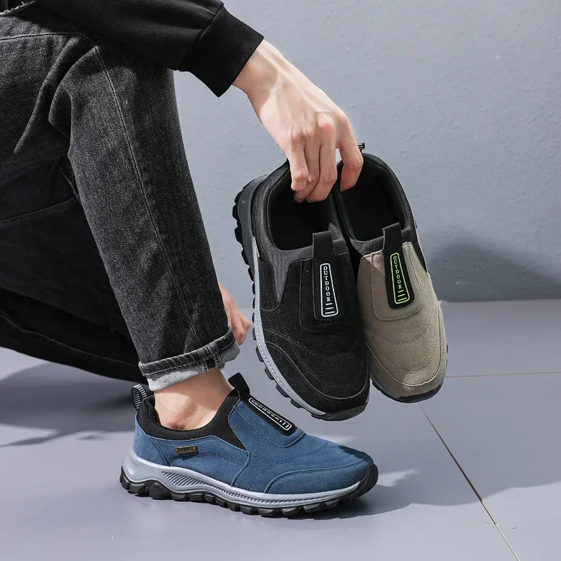 High Quality Indestructible Man Shoe Sneakers Breathable Running Shoes Lightweight Anti-slip Outdoor Men's Sneaker Male Shoes