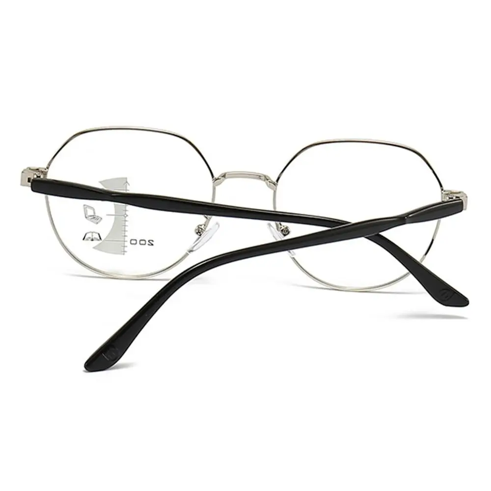 Multifocal Reading Glasses Progressive Near Far Square Eyeglasses Blue Ray Blocking Anti-Blue Light Men Women Reading Glasses