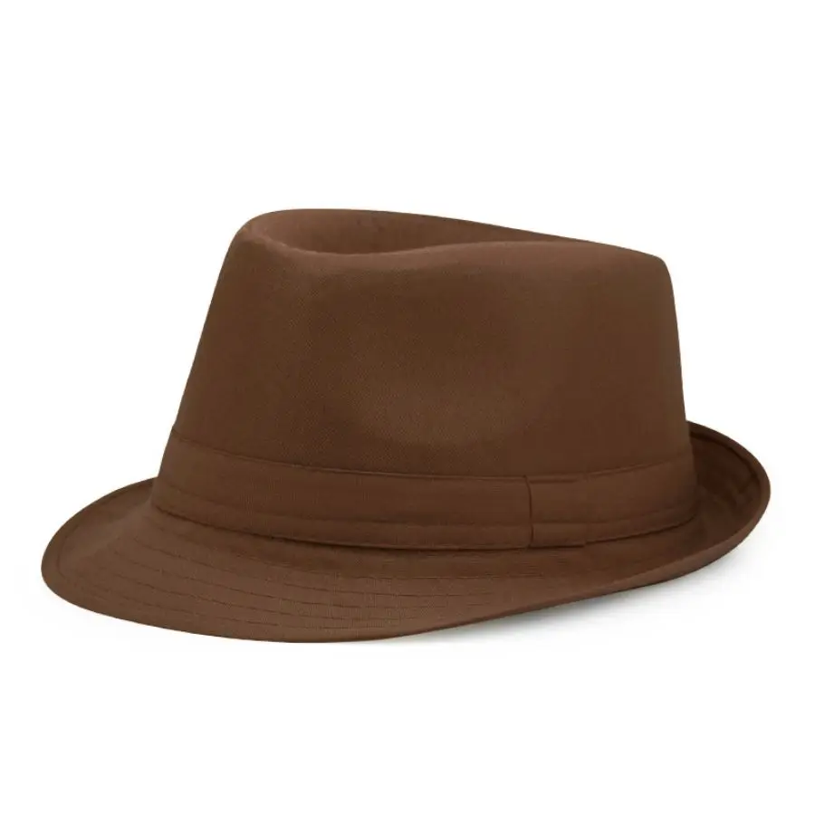 Summer Solid Bright Color Sun Hat British Jazz Hat Top Hat Men's Top Hat Winter Middle-aged and Elderly Jazz Warm Hat Fedora Hat