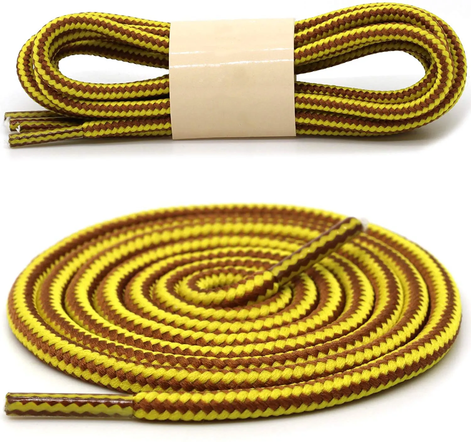 1 Pair 18 Colors Striped Double Color Shoe Laces Round Outdoor Sneakers Shoelaces Cotton Boots Shoelace 70CM 90CM 120CM 150CM