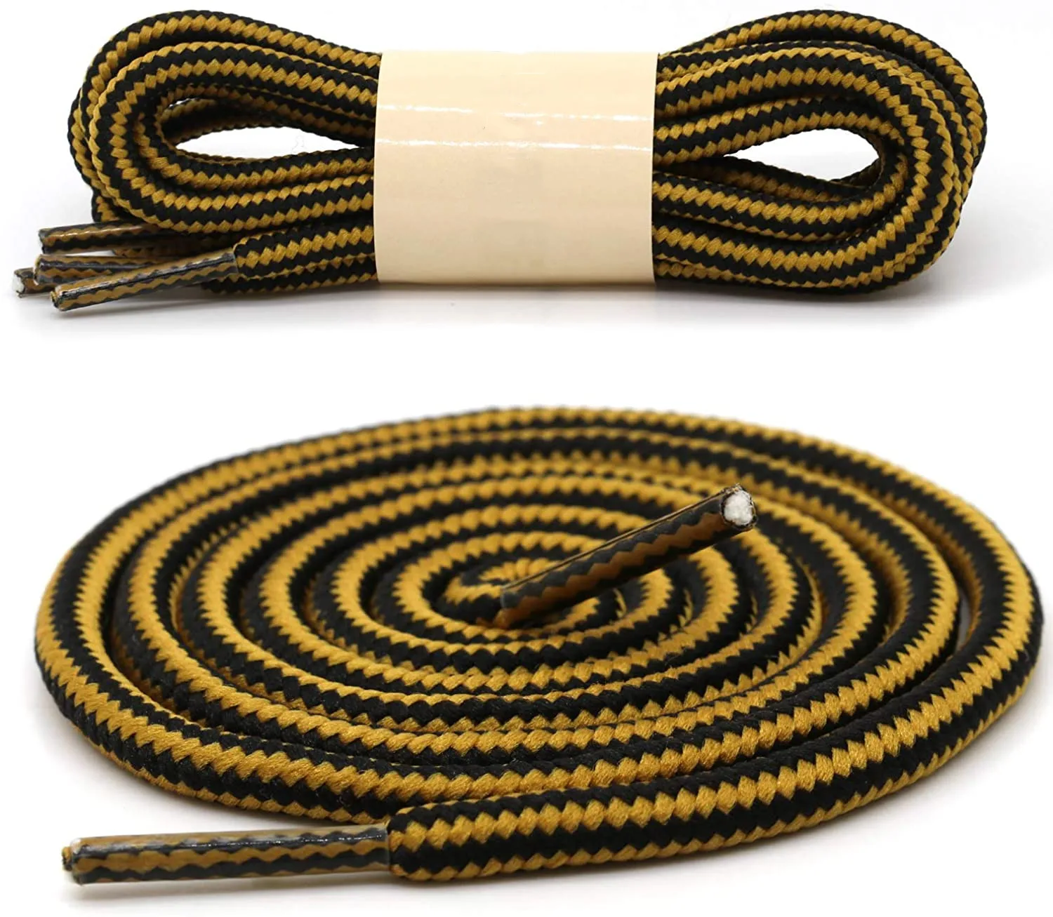 1 Pair 18 Colors Striped Double Color Shoe Laces Round Outdoor Sneakers Shoelaces Cotton Boots Shoelace 70CM 90CM 120CM 150CM