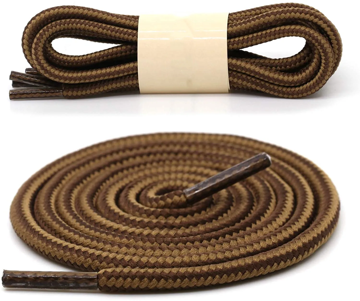 1 Pair 18 Colors Striped Double Color Shoe Laces Round Outdoor Sneakers Shoelaces Cotton Boots Shoelace 70CM 90CM 120CM 150CM