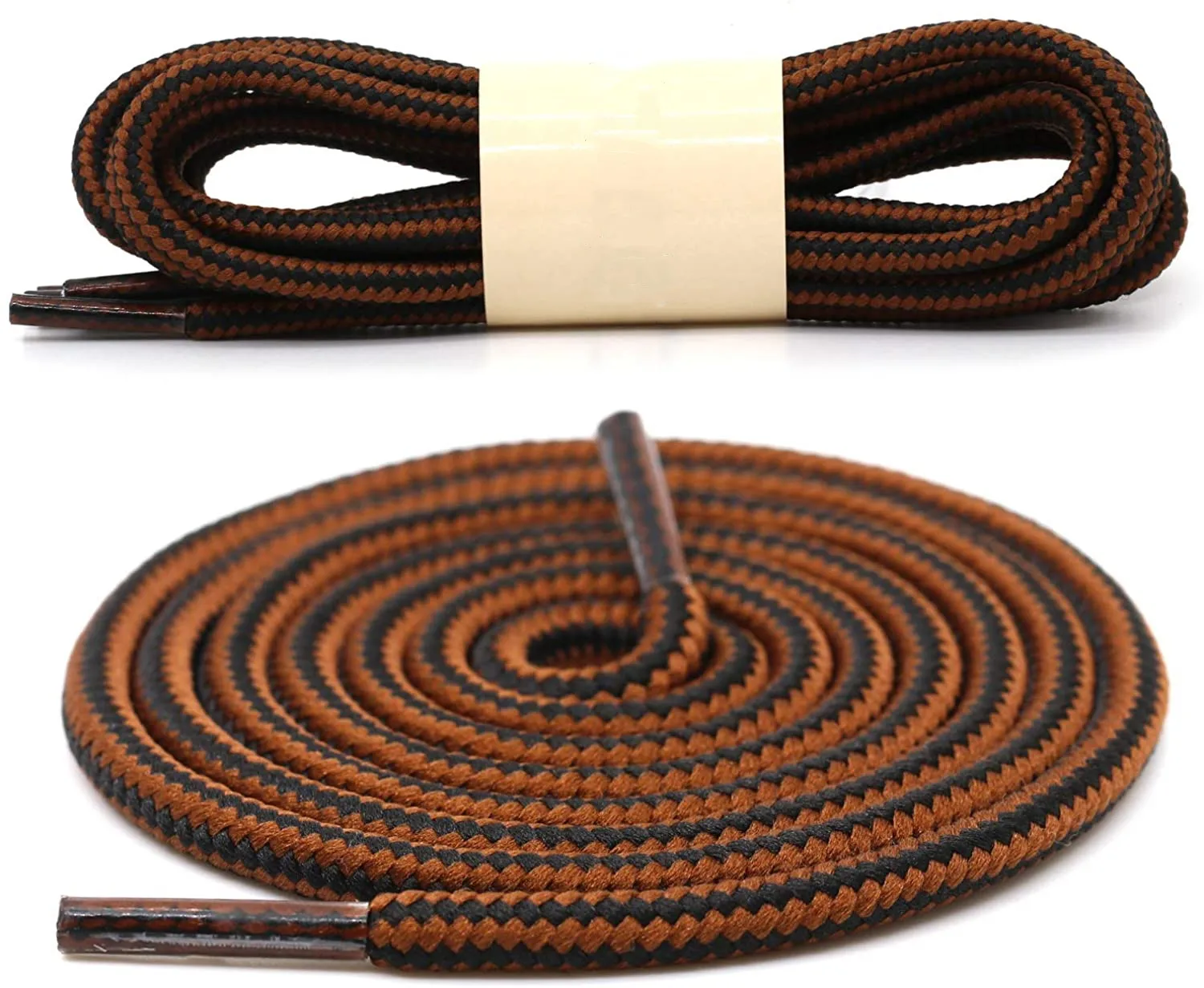 1 Pair 18 Colors Striped Double Color Shoe Laces Round Outdoor Sneakers Shoelaces Cotton Boots Shoelace 70CM 90CM 120CM 150CM