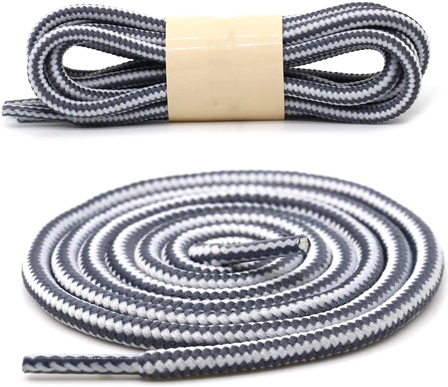 1 Pair 18 Colors Striped Double Color Shoe Laces Round Outdoor Sneakers Shoelaces Cotton Boots Shoelace 70CM 90CM 120CM 150CM
