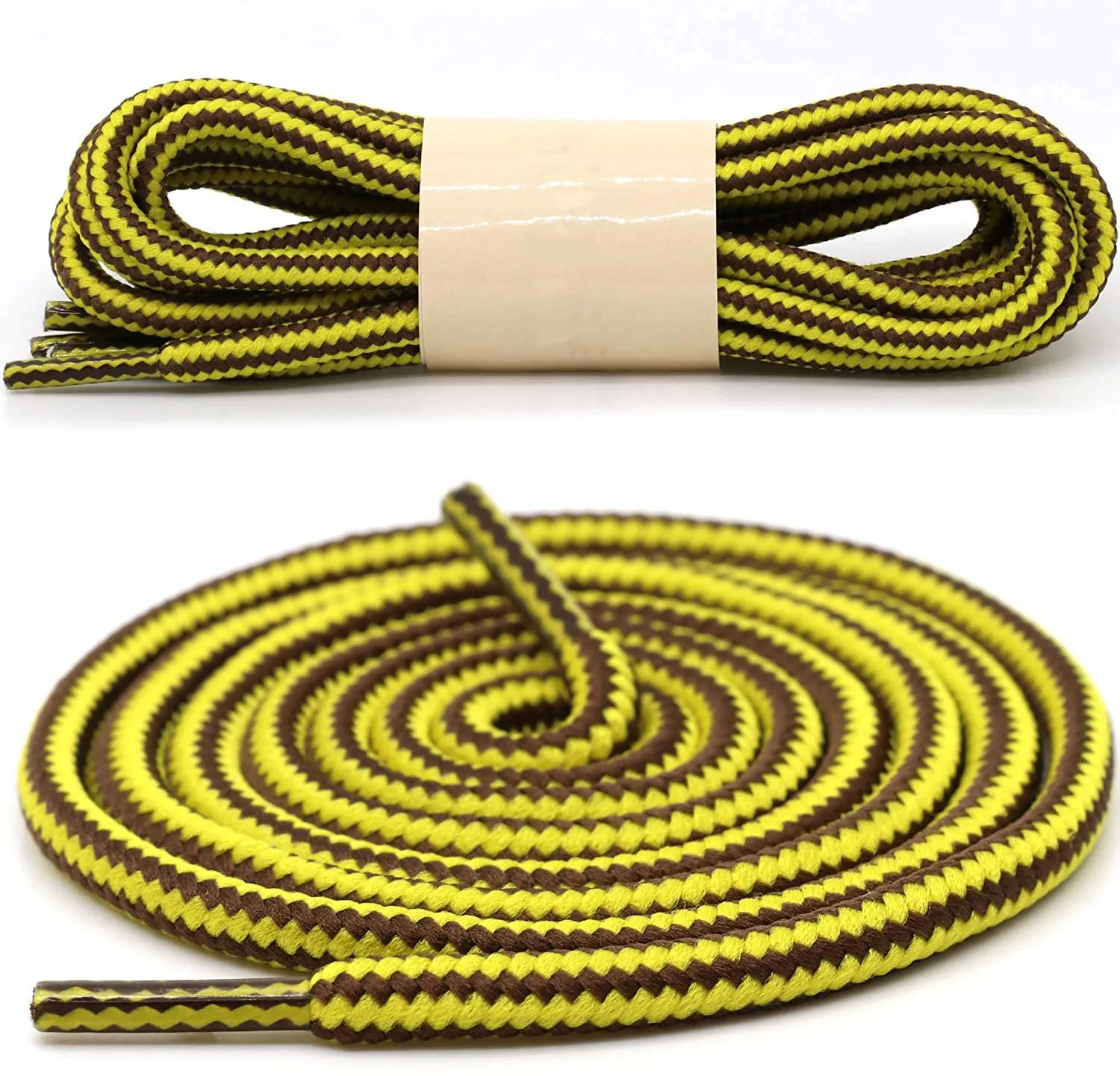 1 Pair 18 Colors Striped Double Color Shoe Laces Round Outdoor Sneakers Shoelaces Cotton Boots Shoelace 70CM 90CM 120CM 150CM