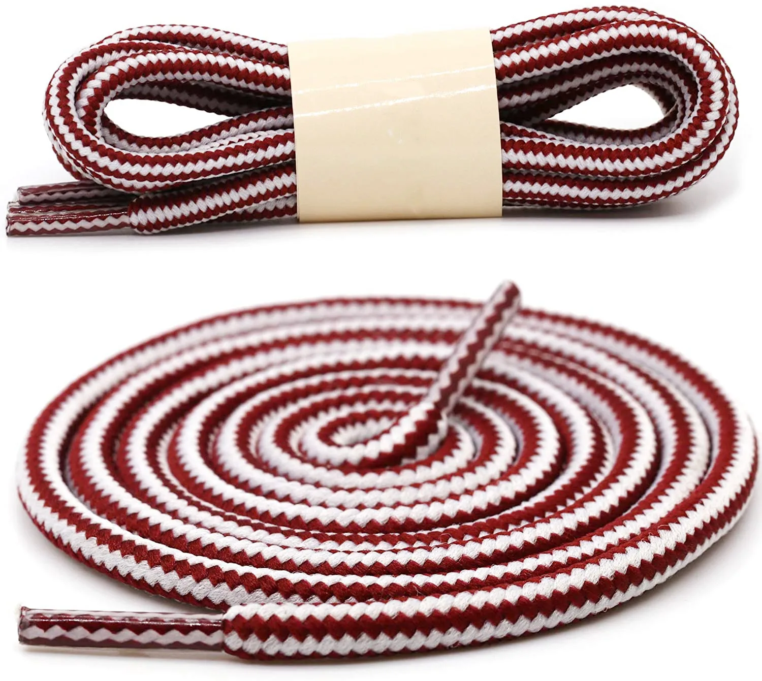 1 Pair 18 Colors Striped Double Color Shoe Laces Round Outdoor Sneakers Shoelaces Cotton Boots Shoelace 70CM 90CM 120CM 150CM