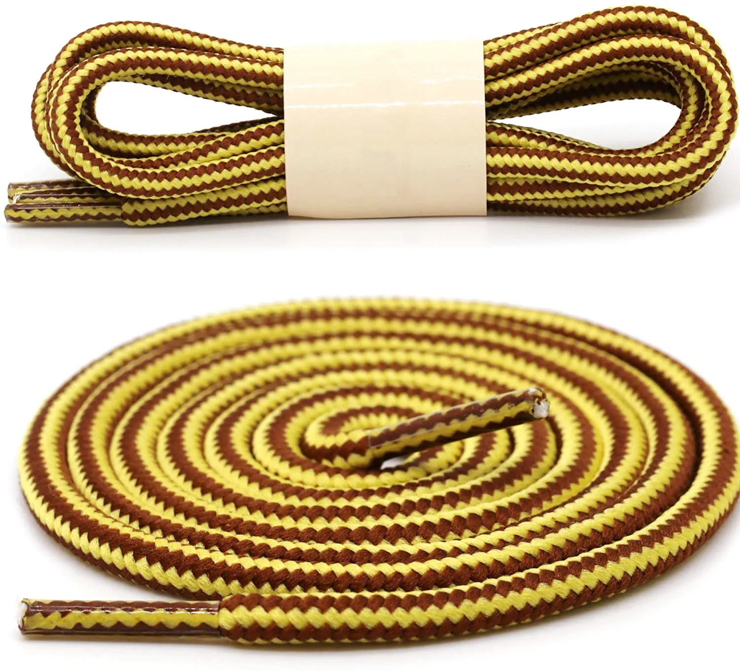 1 Pair 18 Colors Striped Double Color Shoe Laces Round Outdoor Sneakers Shoelaces Cotton Boots Shoelace 70CM 90CM 120CM 150CM