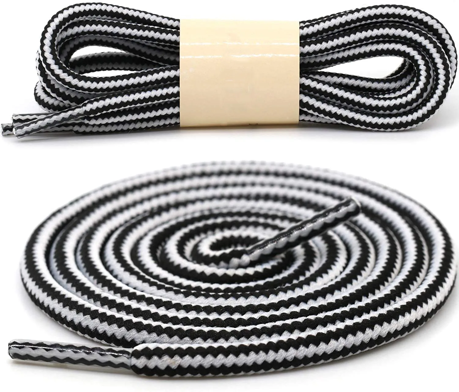 1 Pair 18 Colors Striped Double Color Shoe Laces Round Outdoor Sneakers Shoelaces Cotton Boots Shoelace 70CM 90CM 120CM 150CM