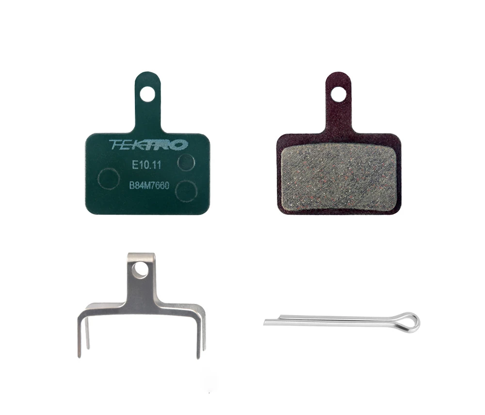 TEKTRO E10.11 MTB/Road Disc Brake Pads Resin-Metal 2mm Universal, Compatible with Shimano M355/M395/495 & Tektro HD-M520/E350