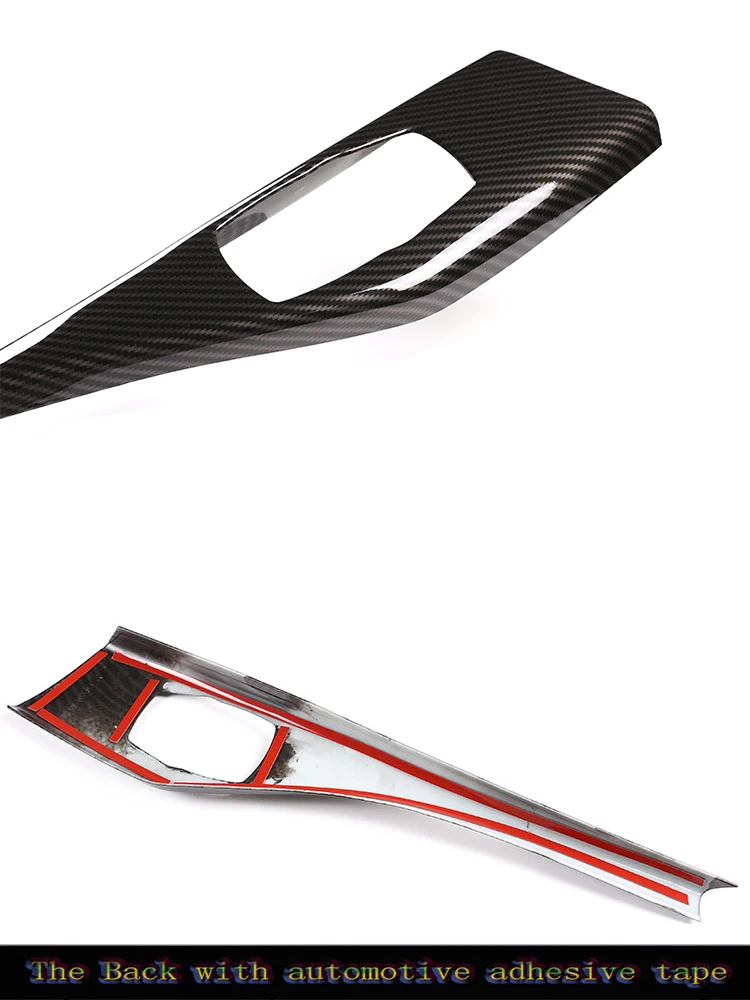 For BMW 1 2 Series F20 F21 F22 F23 116I 118I 2012-2019 ABS Carbon Fiber Multimedia Button Panel Cover Sticker Car Accessories