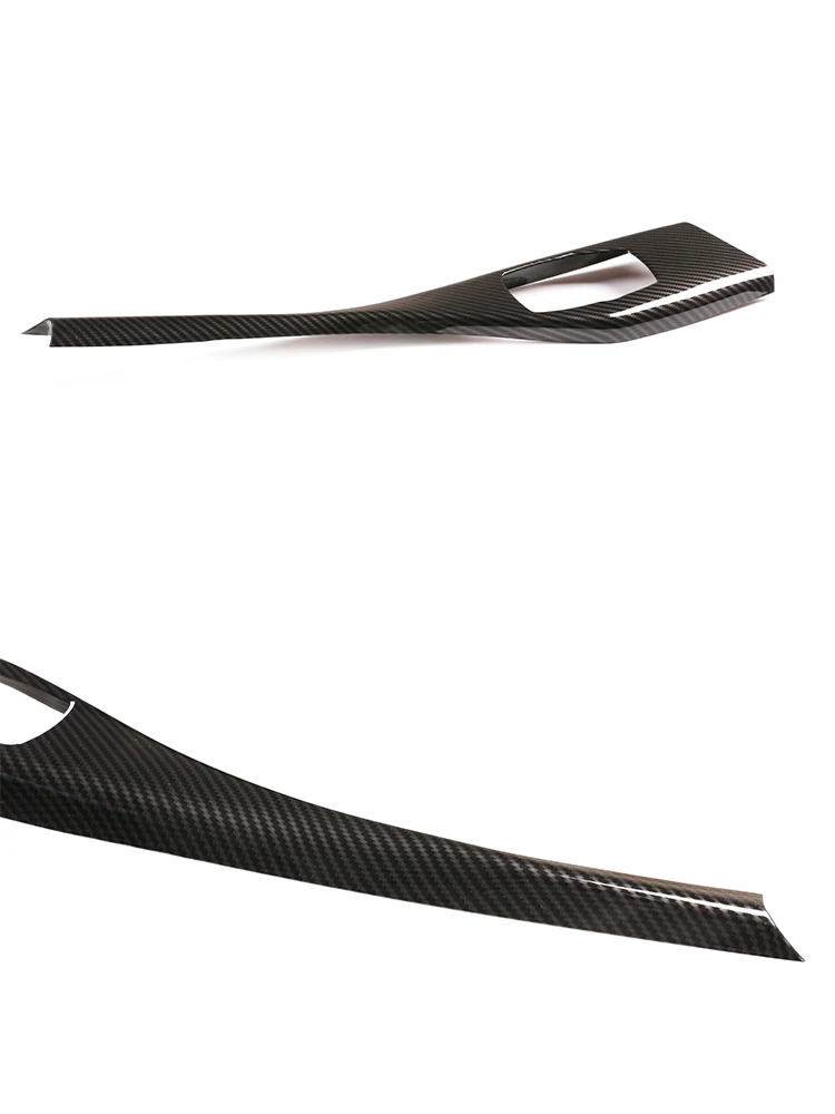 For BMW 1 2 Series F20 F21 F22 F23 116I 118I 2012-2019 ABS Carbon Fiber Multimedia Button Panel Cover Sticker Car Accessories