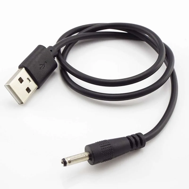 0.5M 2M 5V USB type A Male to DC 3.5 1.35 4.0 1.7 5.5 2.1 5.5 2.5mm male plug extension power cord supply Jack cable connector