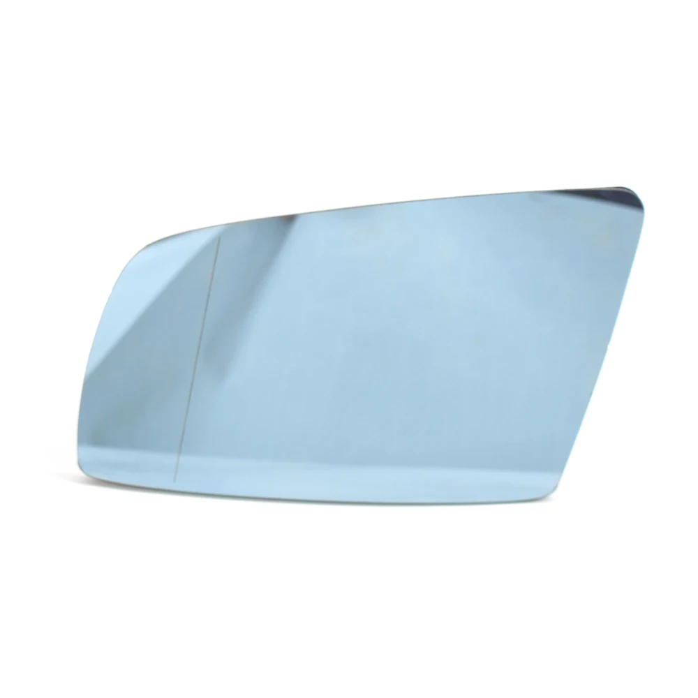 For BMW 5 Series E60 E61 E63 E64 2003-2008 Left&Right Side Blue Heated Wing Mirror Glass Wide Angle Rearview Mirror
