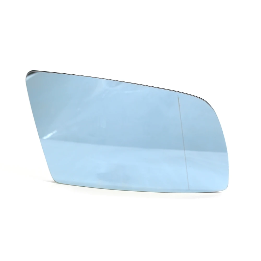 For BMW 5 Series E60 E61 E63 E64 2003-2008 Left&Right Side Blue Heated Wing Mirror Glass Wide Angle Rearview Mirror