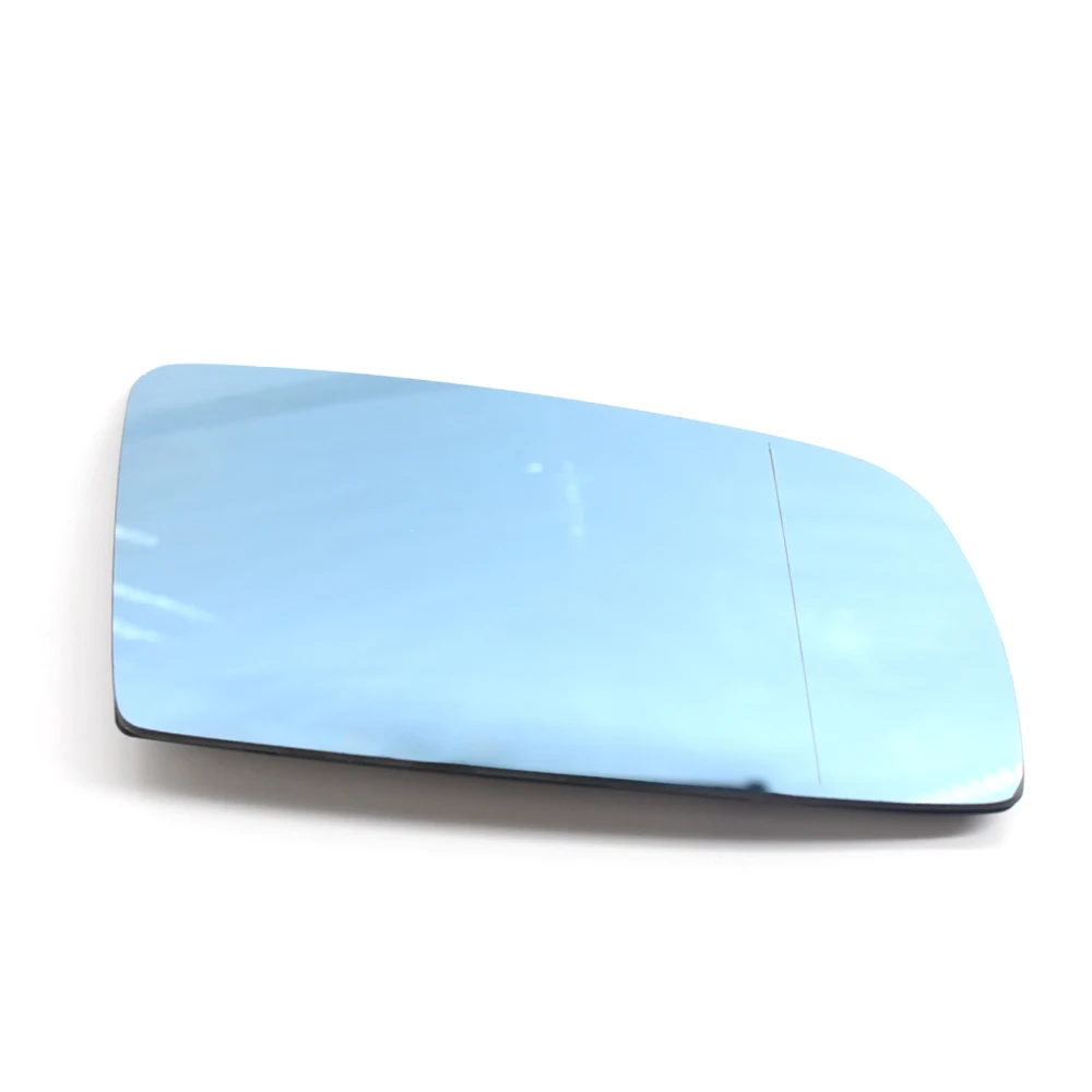 For BMW 5 Series E60 E61 E63 E64 2003-2008 Left&Right Side Blue Heated Wing Mirror Glass Wide Angle Rearview Mirror