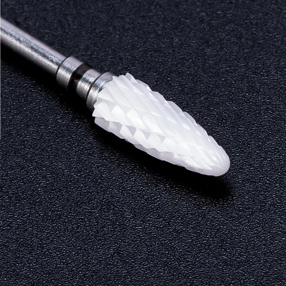 LadyMisty Ceramic Carbide Nail Drill Bit Nail Cutter Rotate Burr Milling Bits Electric Drill Machine For Manicure Pedicure Tools