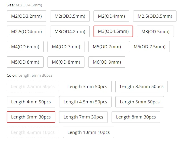 M2 M2.5 M3 M4 M5 M6 M8 Brass Hot Melt Insert Knurled Nut Thread Heat Molding Double Twill Injection Embedment Nut For 3D Printer