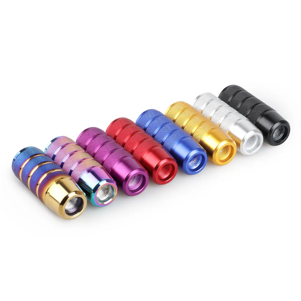 Universal 95mm Non-Slip gear stick Gear Shift Knob M8 M10 M12 Universal Car Manual Transmission Aluminum gear shifter knob