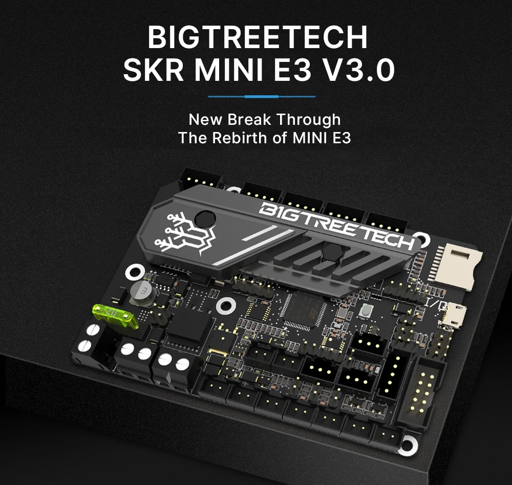 BIGTREETECH BTT SKR Mini E3 V3.0 Motherboard With TMC2209 UART VS SKR 2 3D Printer Mainboard for Ender 3 Ender 5 Pro CR 10