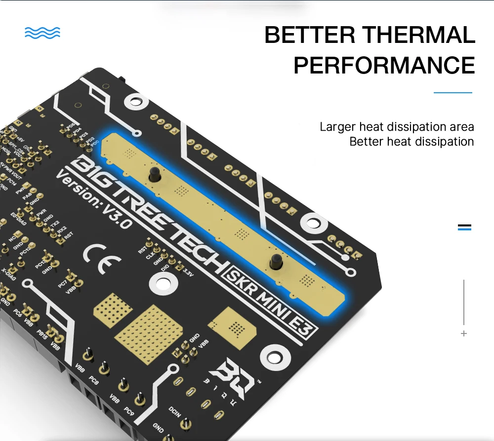 BIGTREETECH BTT SKR Mini E3 V3.0 Motherboard With TMC2209 UART VS SKR 2 3D Printer Mainboard for Ender 3 Ender 5 Pro CR 10