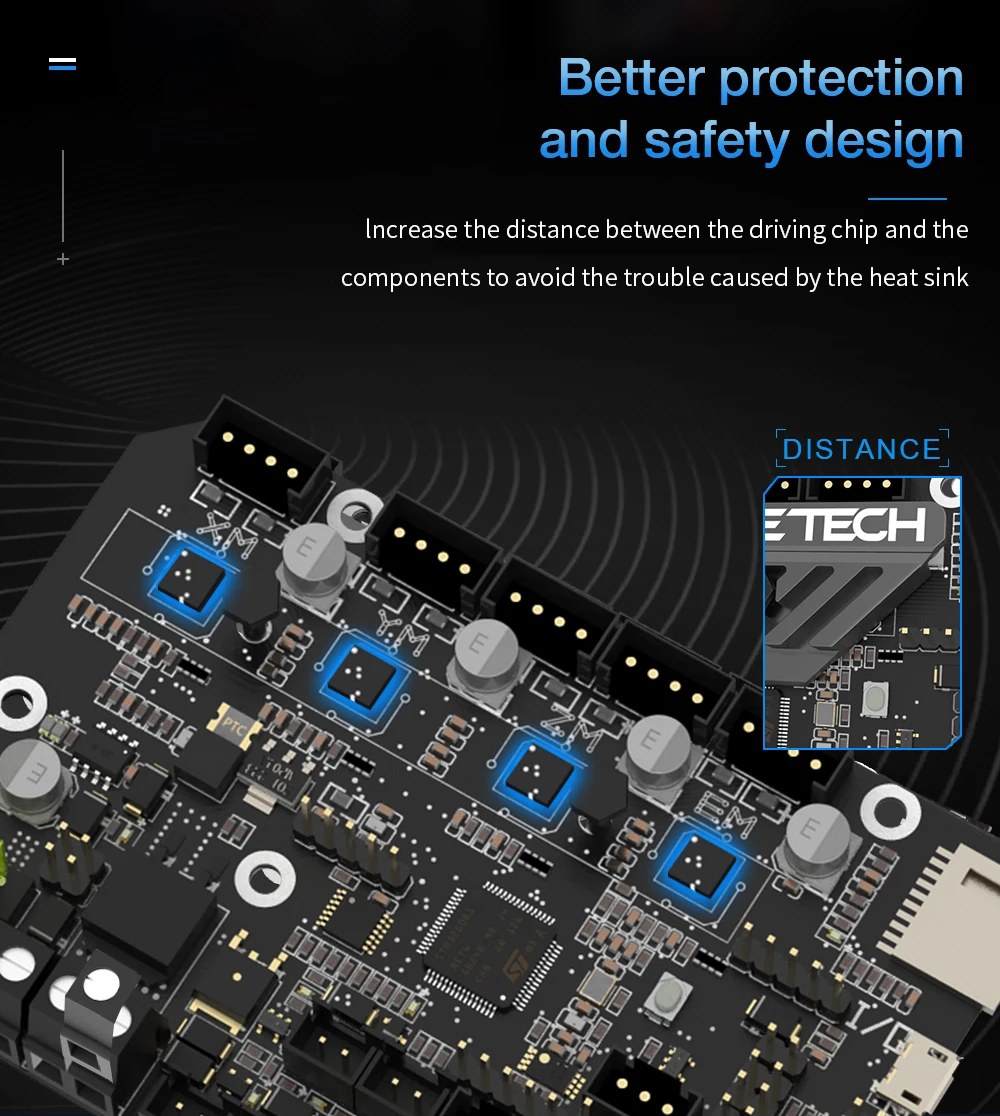 BIGTREETECH BTT SKR Mini E3 V3.0 Motherboard With TMC2209 UART VS SKR 2 3D Printer Mainboard for Ender 3 Ender 5 Pro CR 10