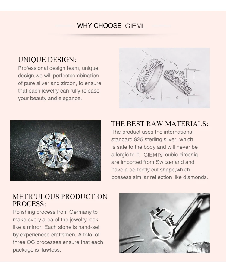 Classic Wedding Band Finger Ring for Female 925 Sterling Silver High Class AAA Zircon Stones Charming Party Jewellery