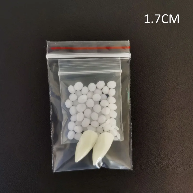 halloween party Fangs Decoration DIY Halloween Resin vampire teeth Props Horror 5g glue friends gifts Cosplay witch false fangs