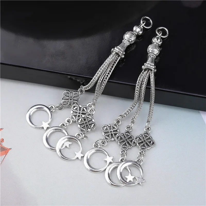 2pcs/lot Tassel Charms Gold Color Pendant For Earrings Necklaces DIY Handmade Decorations Supplies Jewelry Making Accessories