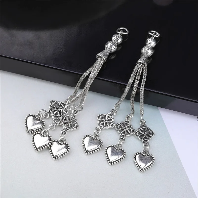 2pcs/lot Tassel Charms Gold Color Pendant For Earrings Necklaces DIY Handmade Decorations Supplies Jewelry Making Accessories