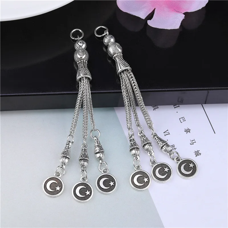 2pcs/lot Tassel Charms Gold Color Pendant For Earrings Necklaces DIY Handmade Decorations Supplies Jewelry Making Accessories