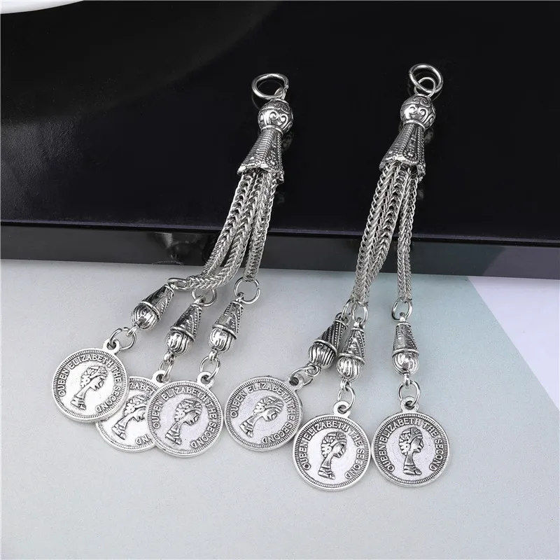 2pcs/lot Tassel Charms Gold Color Pendant For Earrings Necklaces DIY Handmade Decorations Supplies Jewelry Making Accessories