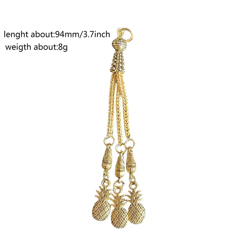 2pcs/lot Tassel Charms Gold Color Pendant For Earrings Necklaces DIY Handmade Decorations Supplies Jewelry Making Accessories