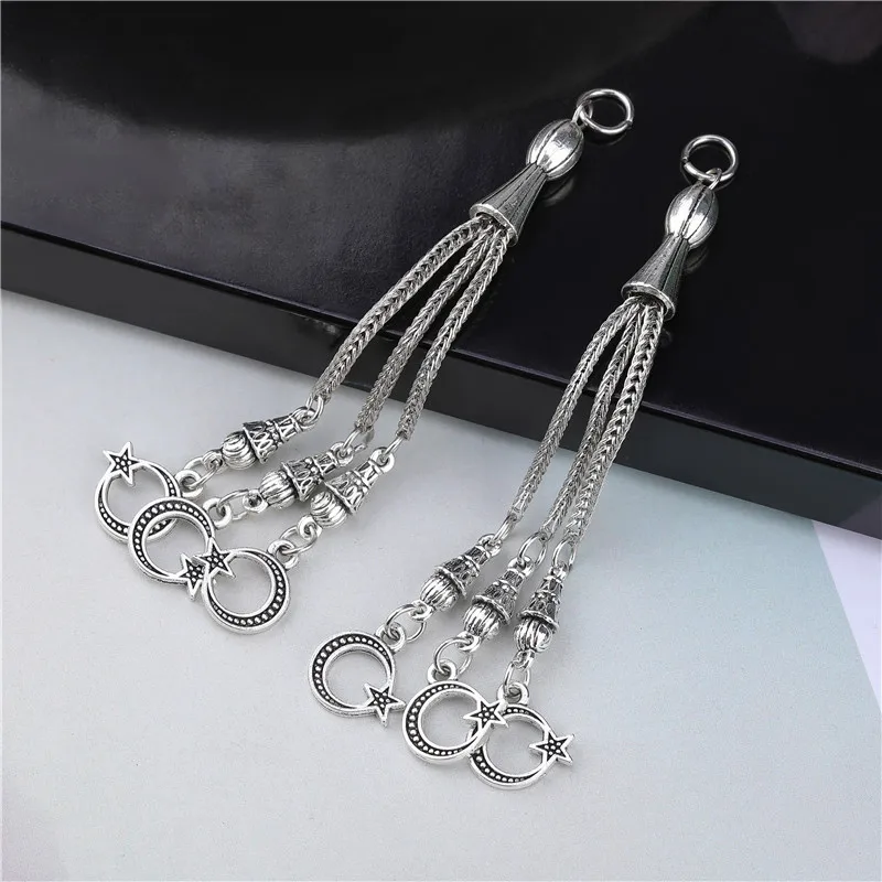 2pcs/lot Tassel Charms Gold Color Pendant For Earrings Necklaces DIY Handmade Decorations Supplies Jewelry Making Accessories
