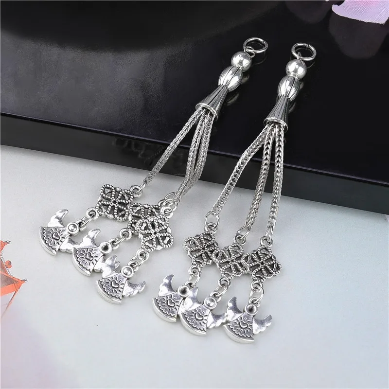 2pcs/lot Tassel Charms Gold Color Pendant For Earrings Necklaces DIY Handmade Decorations Supplies Jewelry Making Accessories