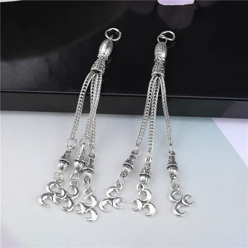 2pcs/lot Tassel Charms Gold Color Pendant For Earrings Necklaces DIY Handmade Decorations Supplies Jewelry Making Accessories