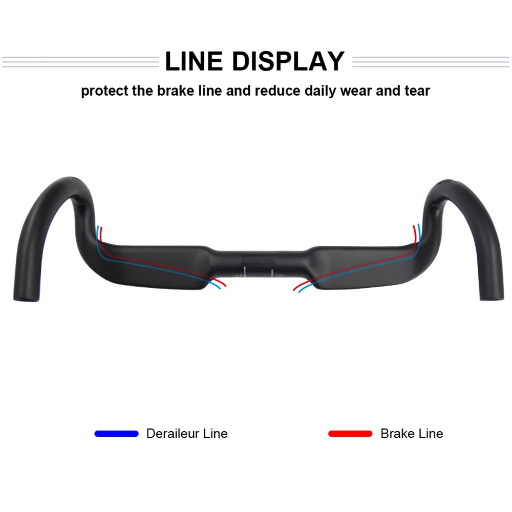 Cycling Gravel Bike Speed Handlebars RXL SL 31.8 Carbon Road Handlebar For Bicycle Internal Routing UD Matte Drop Handle Bar