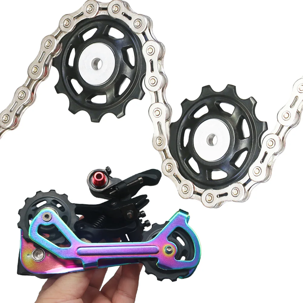 11T 12T 13T 14T Bearing MTB Bicycle Rear Guide Wheel Road Bike Jockey Rear Derailleur Pulley Roller for Shimano Sram Repair Kit