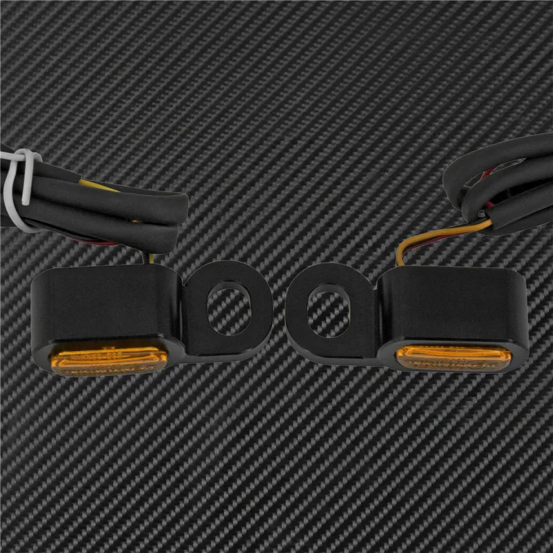 Motorcycle Mini LED E Mark Turn Signal Light Running Indicator Lamp For Harley Touring Street Road Glide Softail Sportster XL883