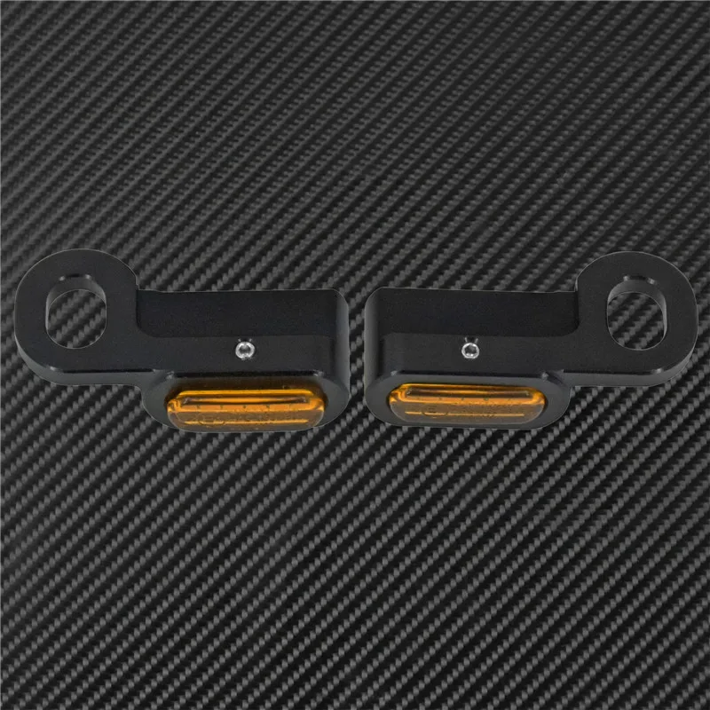 Motorcycle Mini LED E Mark Turn Signal Light Running Indicator Lamp For Harley Touring Street Road Glide Softail Sportster XL883