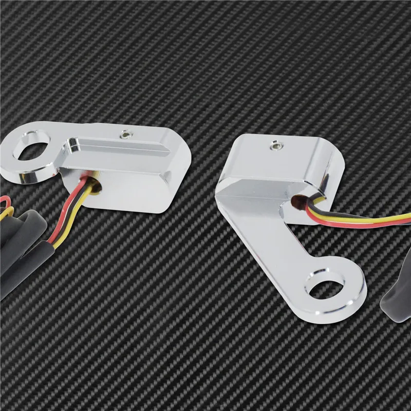 Motorcycle Mini LED E Mark Turn Signal Light Running Indicator Lamp For Harley Touring Street Road Glide Softail Sportster XL883